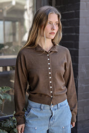 Brown Brooks Cardigan