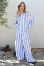 Stripe Button Up