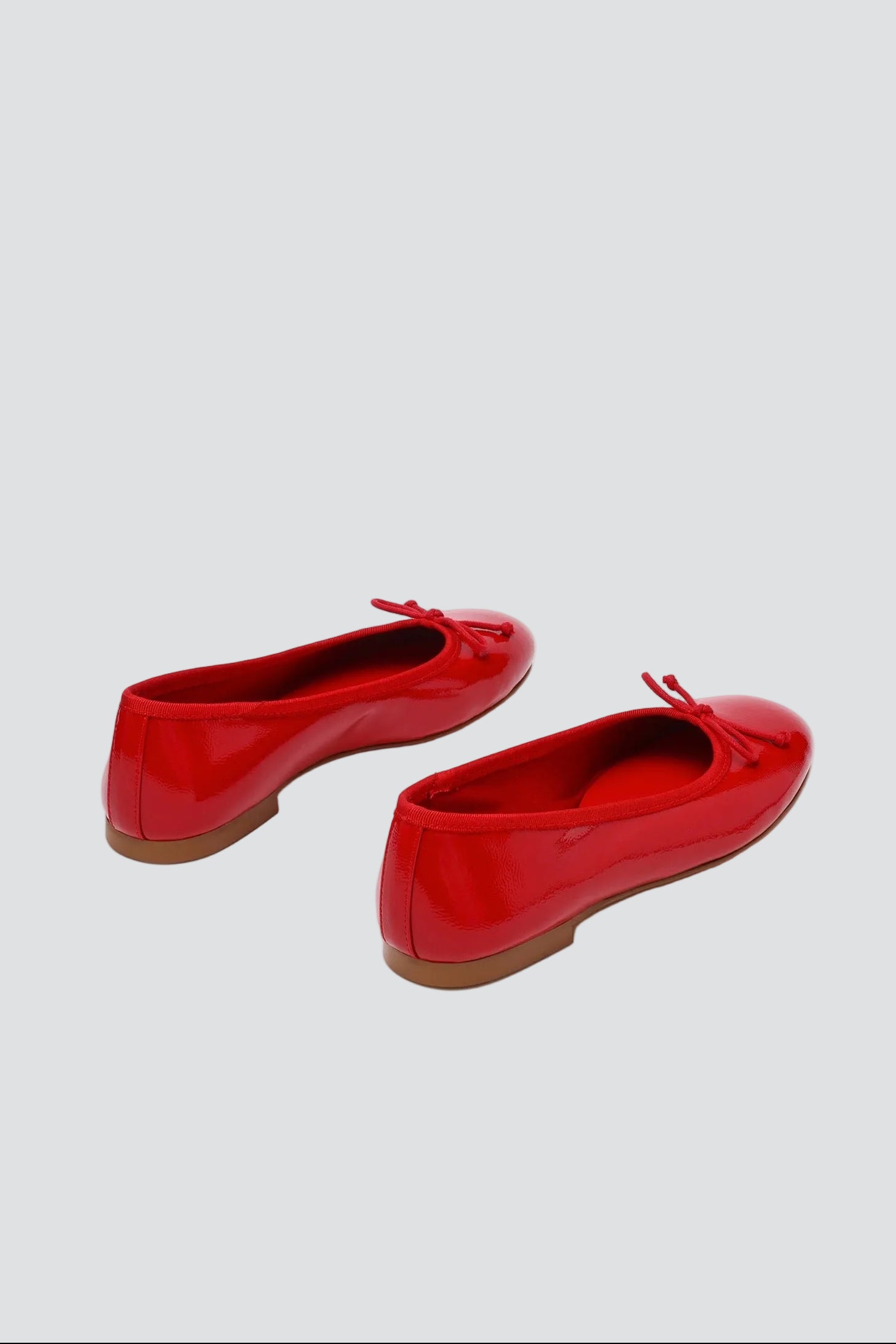 Red Patent Leather Selma Flat