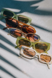 Gradient Brown Lyric Leigh Sunglasses