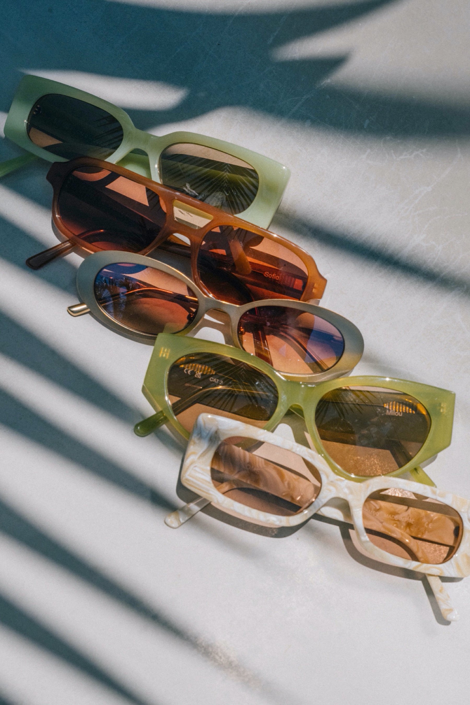 Gradient Brown Lyric Leigh Sunglasses