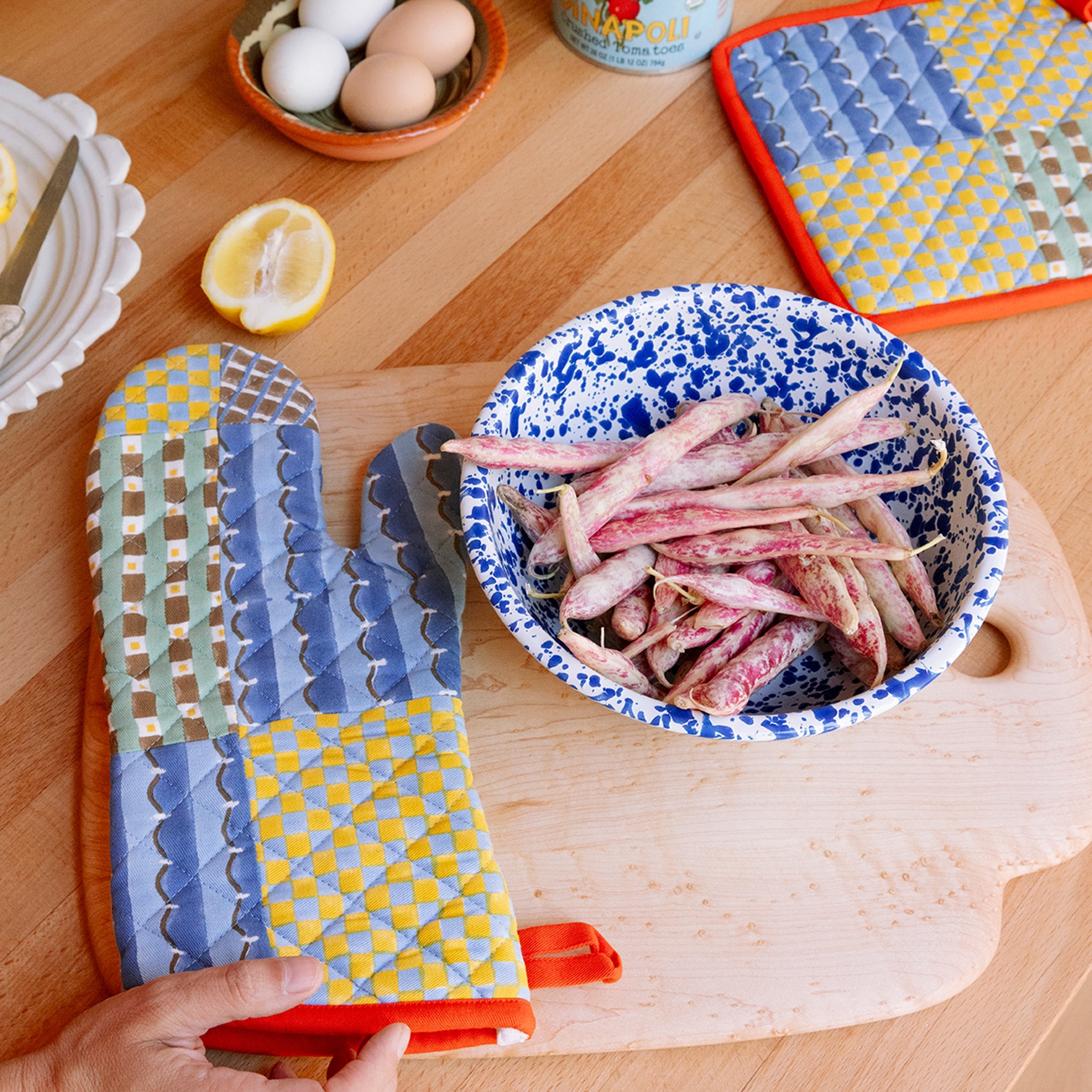 Patchwork Oven Mitt