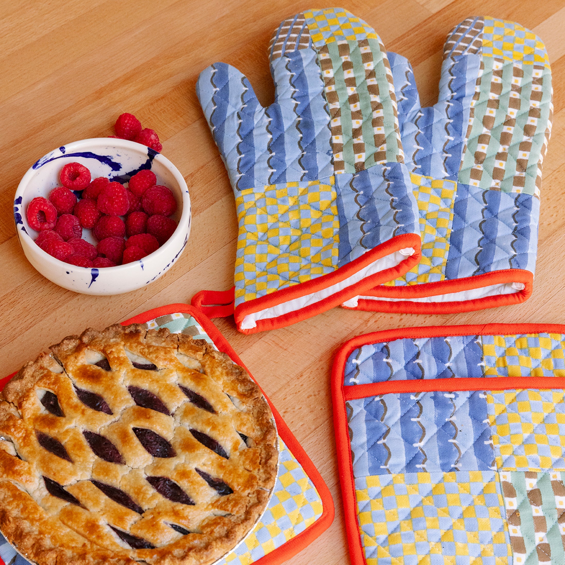 Patchwork Oven Mitt