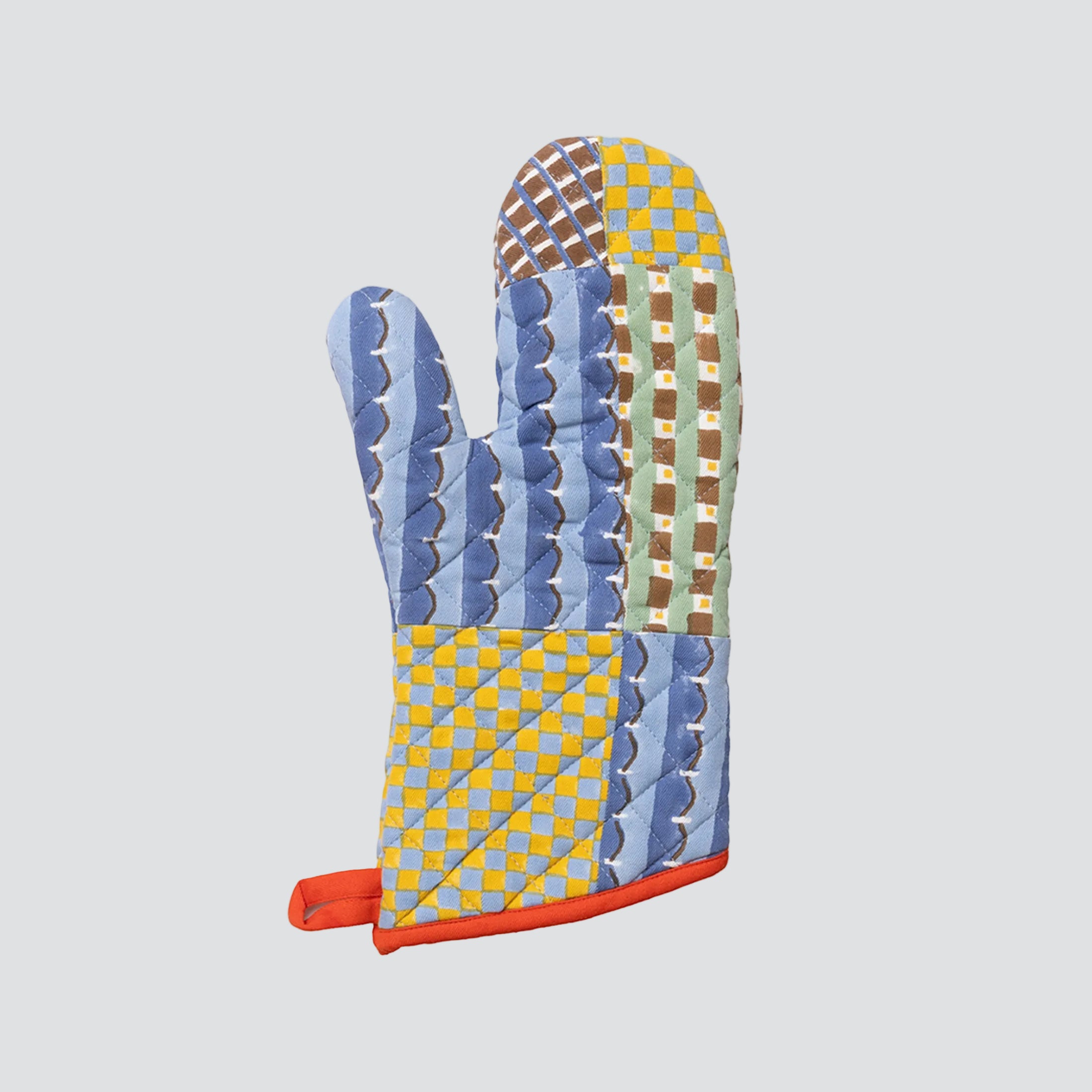 Patchwork Oven Mitt