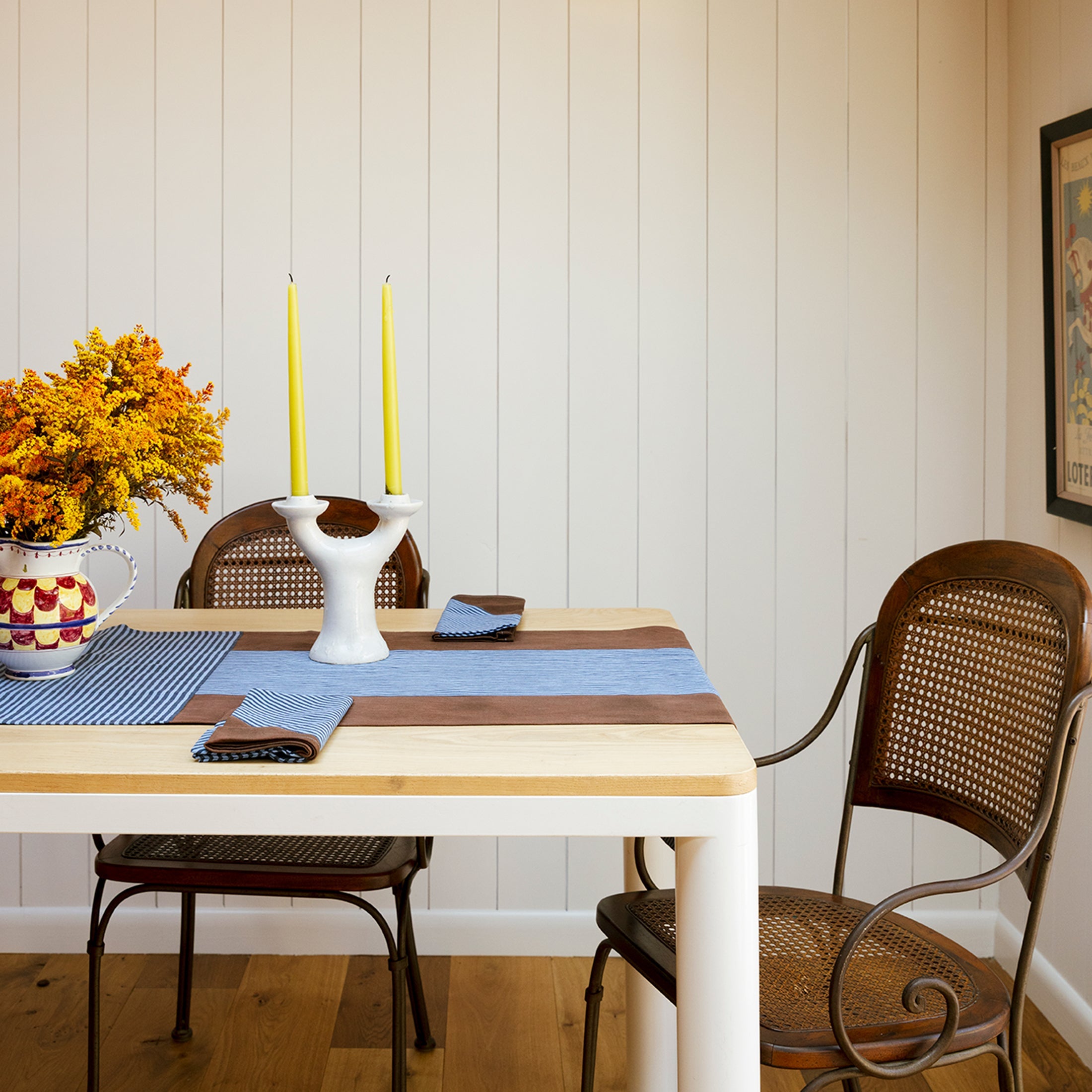 Sapphire Crosshatch Runner