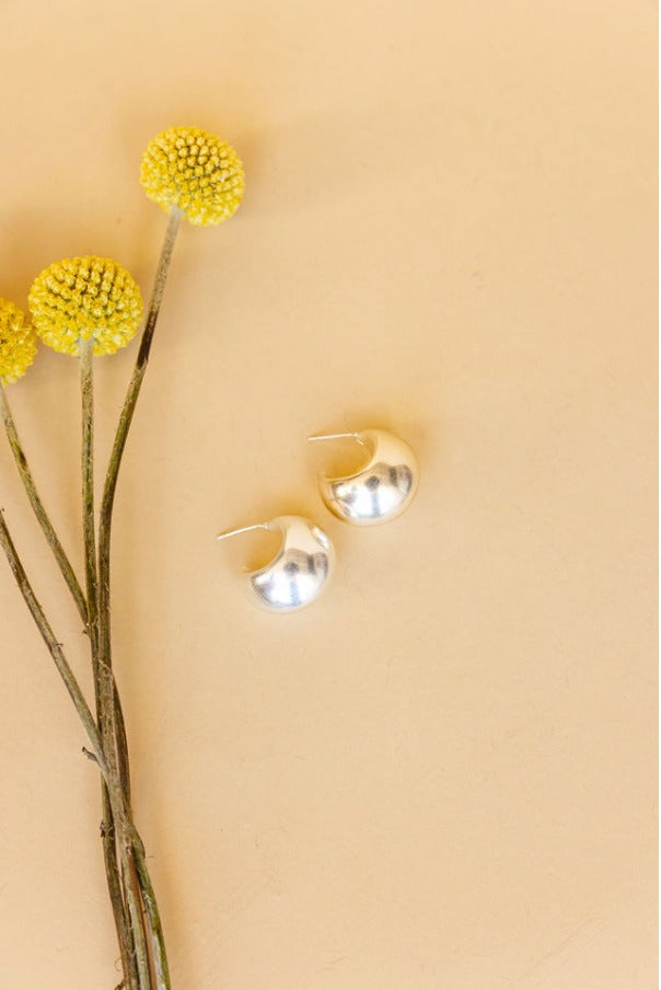 Silver Justine Earrings