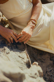 Brass Pearlita Signet