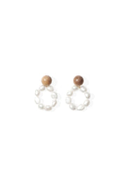 Pearl Moon Earrings