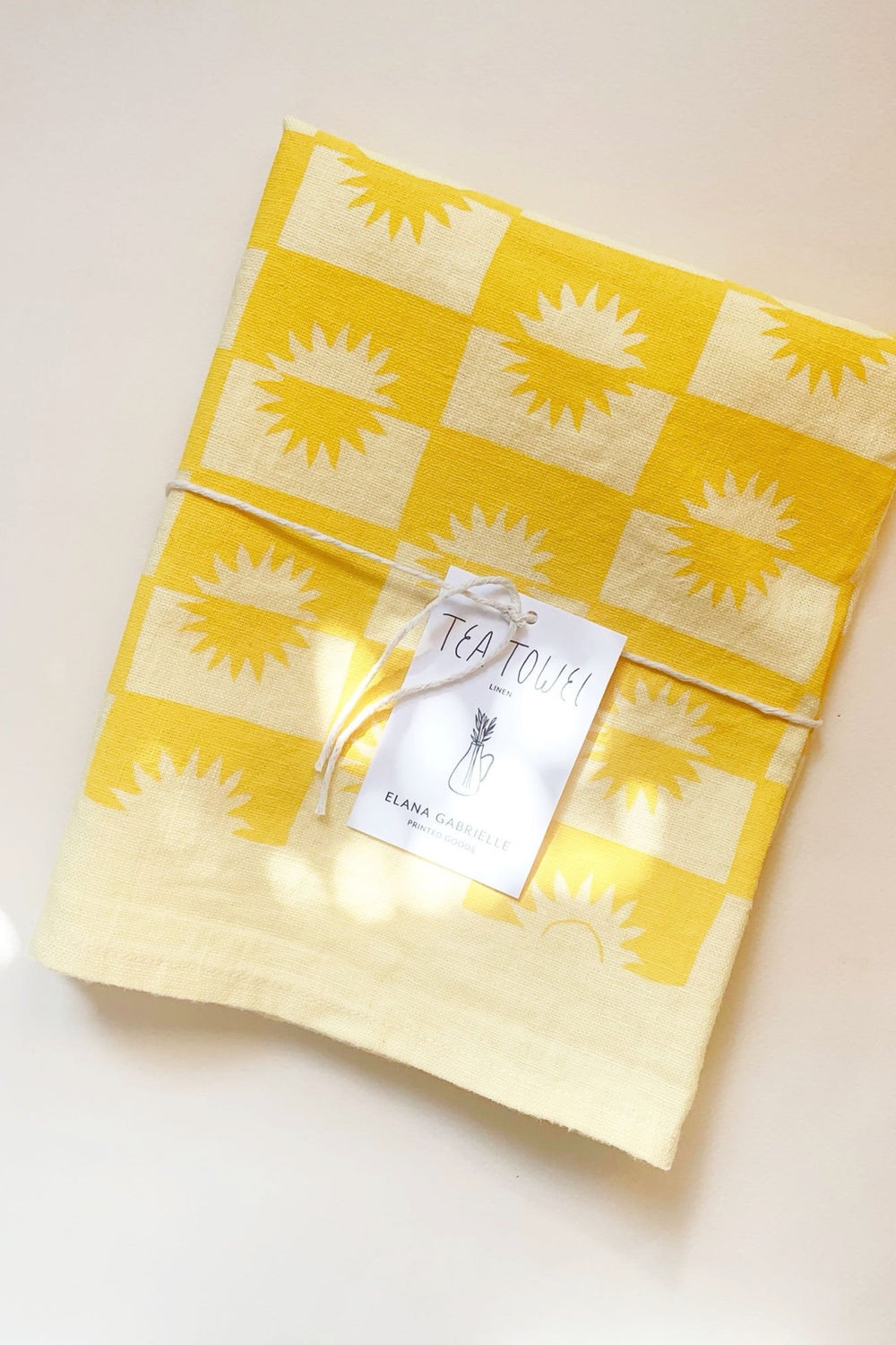 Lemon Sunrise Tea Towel