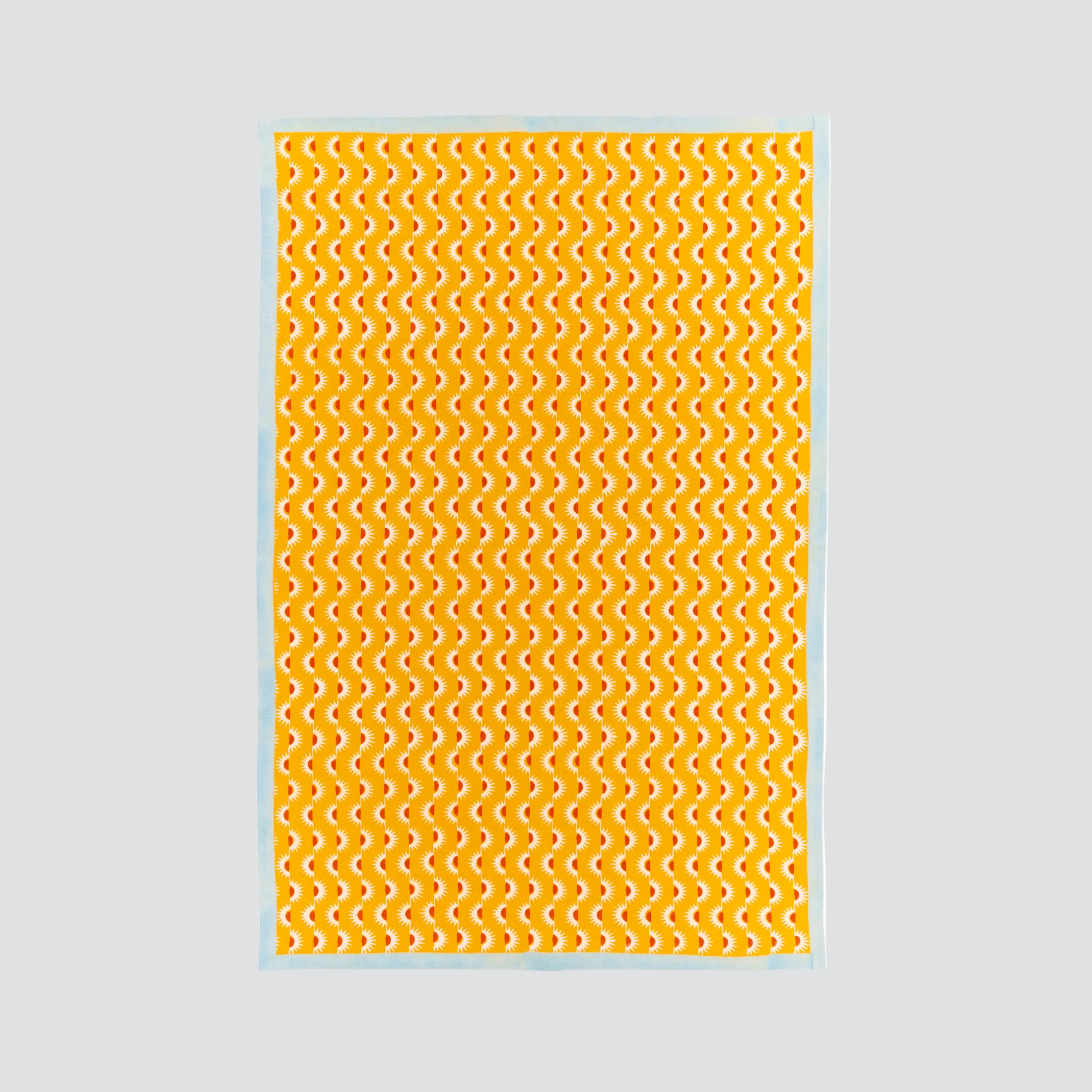 Goldenrod Suns Tea Towel