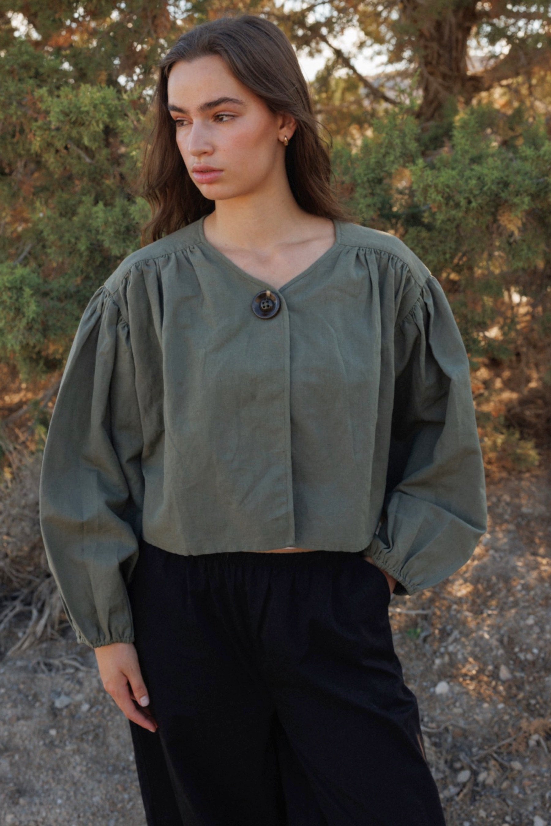 Olive Green Sylvie Jacket