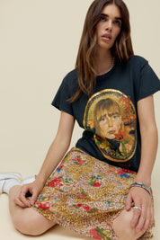 Joni Mitchell Painting With Flowers Solo Tee