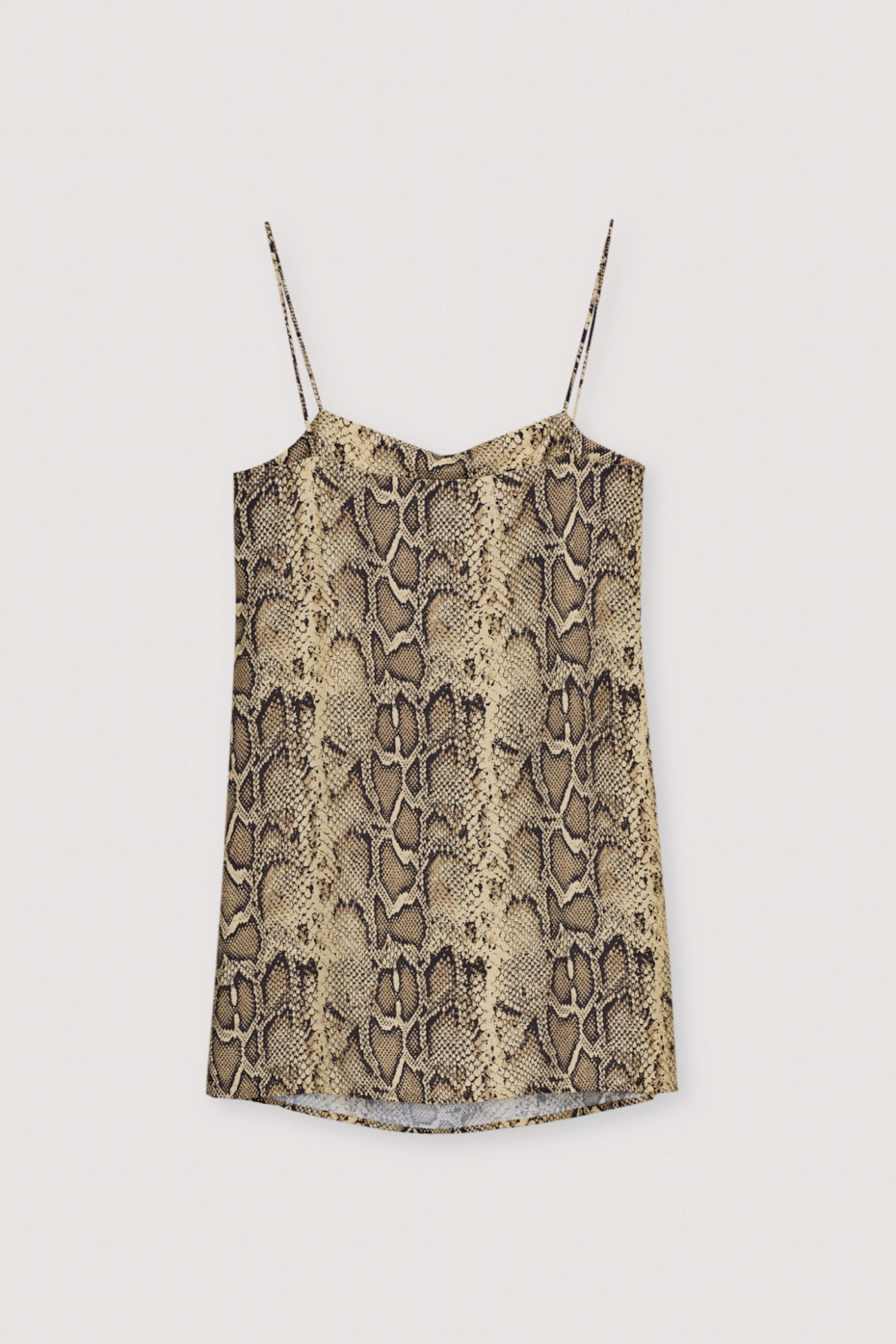 Snakeskin Nettle Mini Dress
