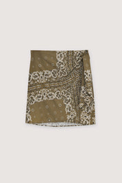 Bandana Waterlily Mini Skirt