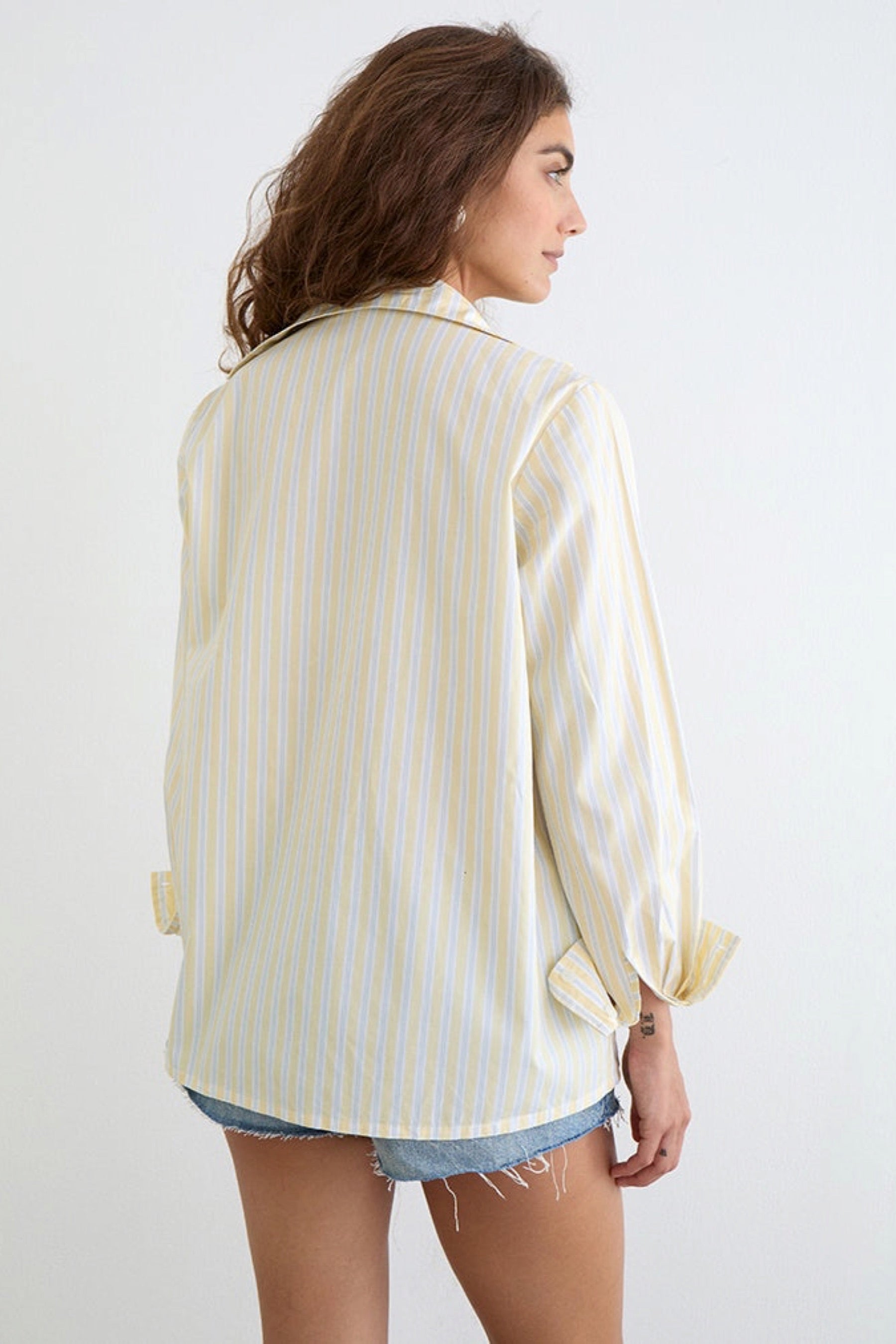 Candy Stripe Yellow Turner Shirt
