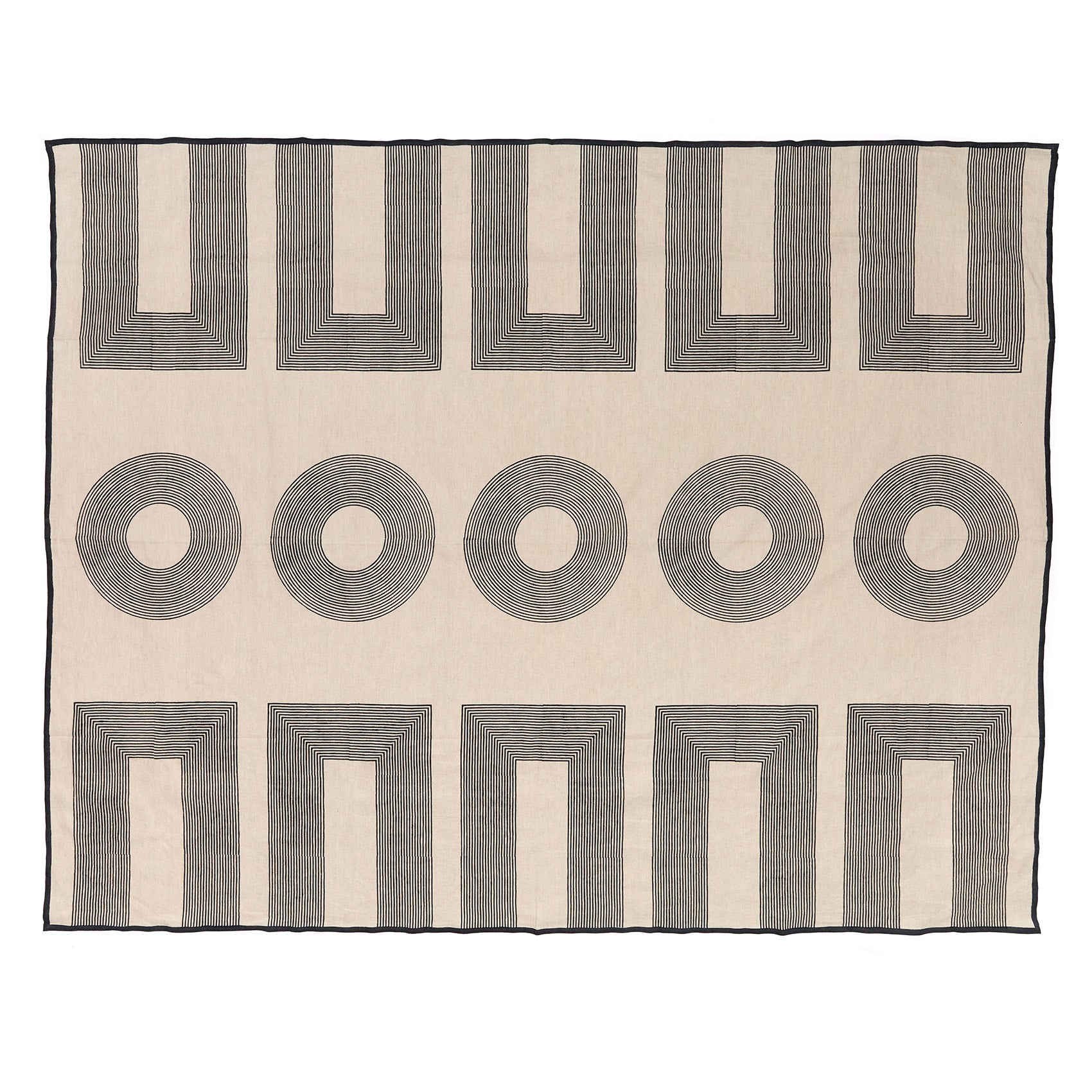 Flax Crane Tablecloth