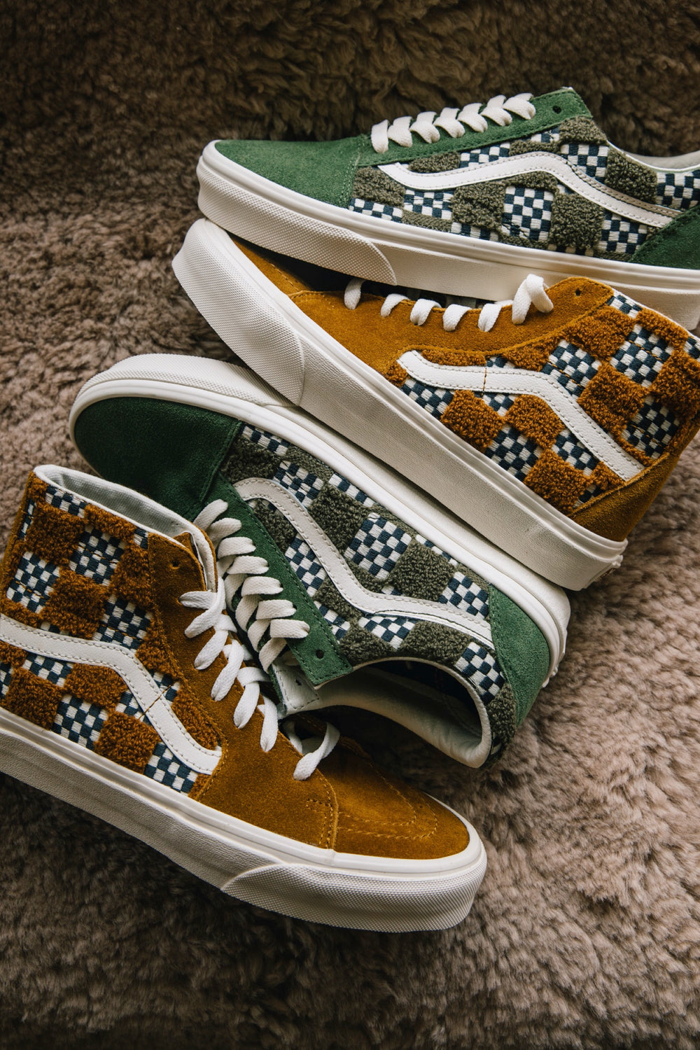 Vans sk8 hi check Clearance