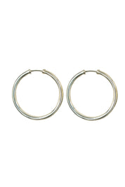 Silver Large Vita Hoops