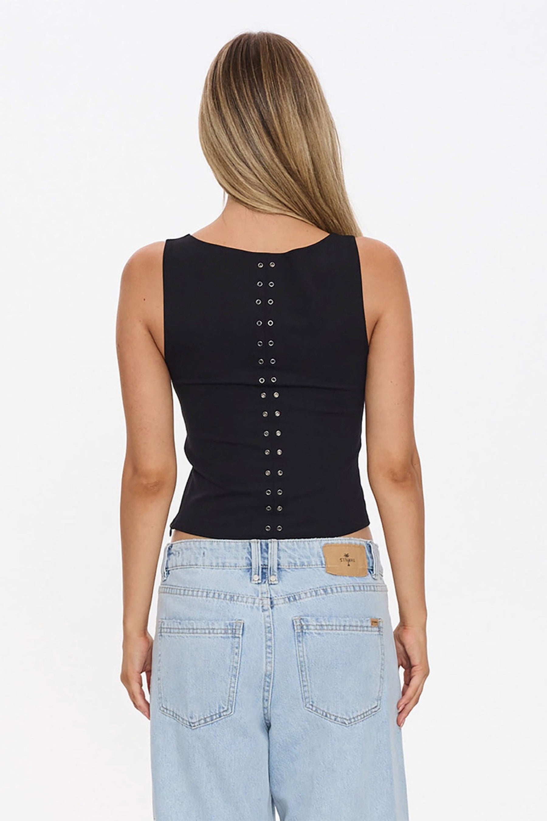 Black Rhyde Eyelet Tank