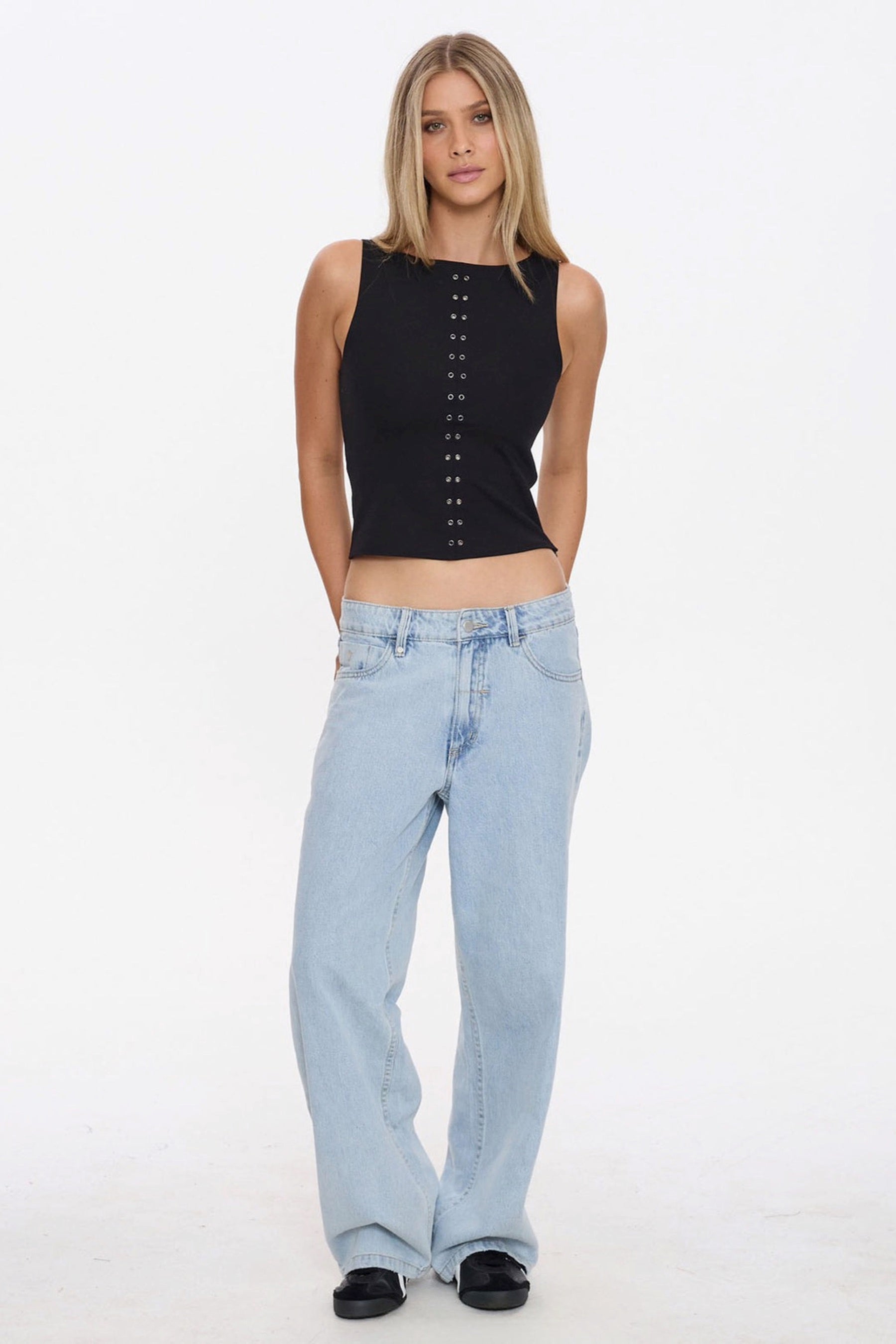 Black Rhyde Eyelet Tank