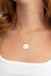 Gold Coin Mama Necklace