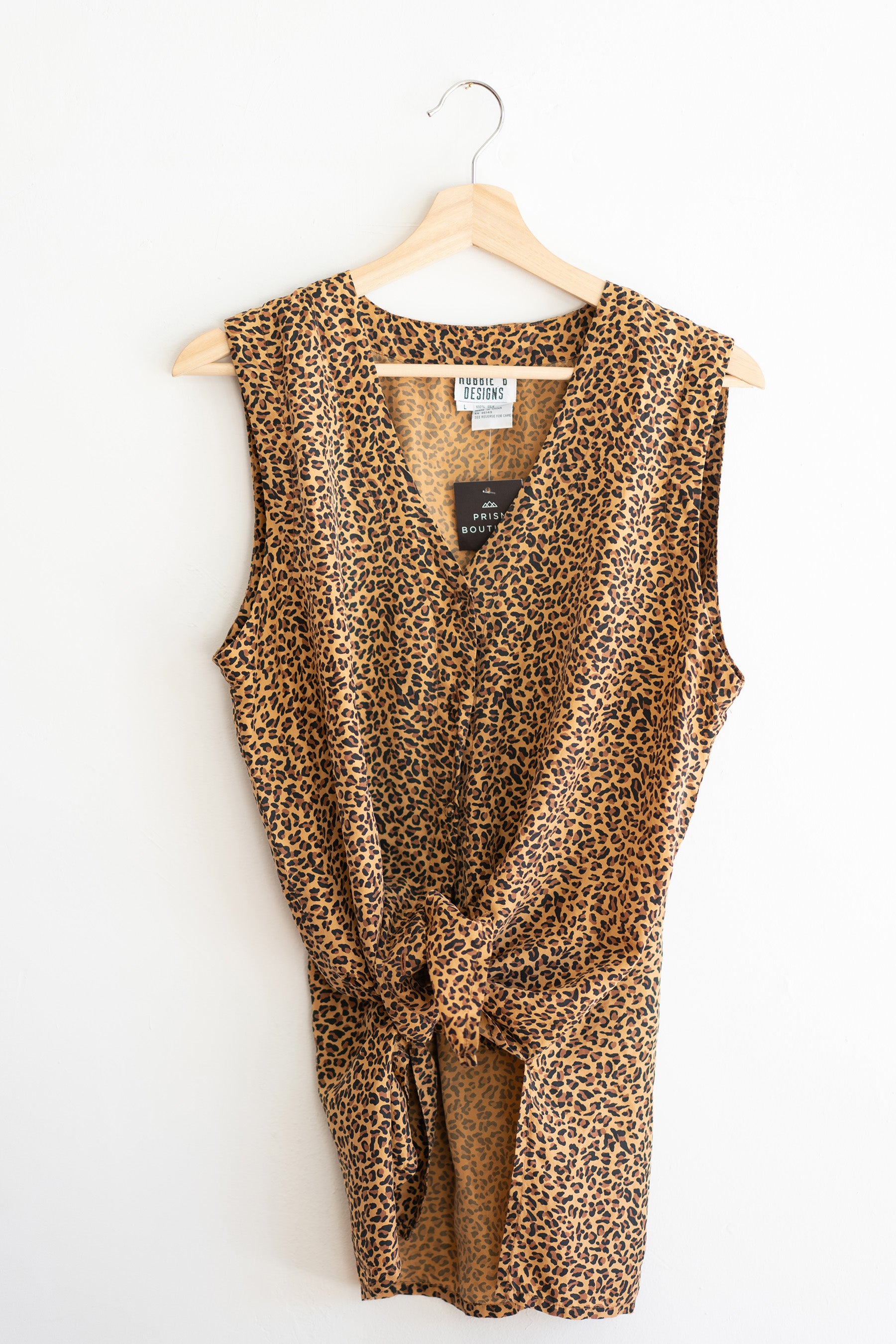 Silk Leopard Tank