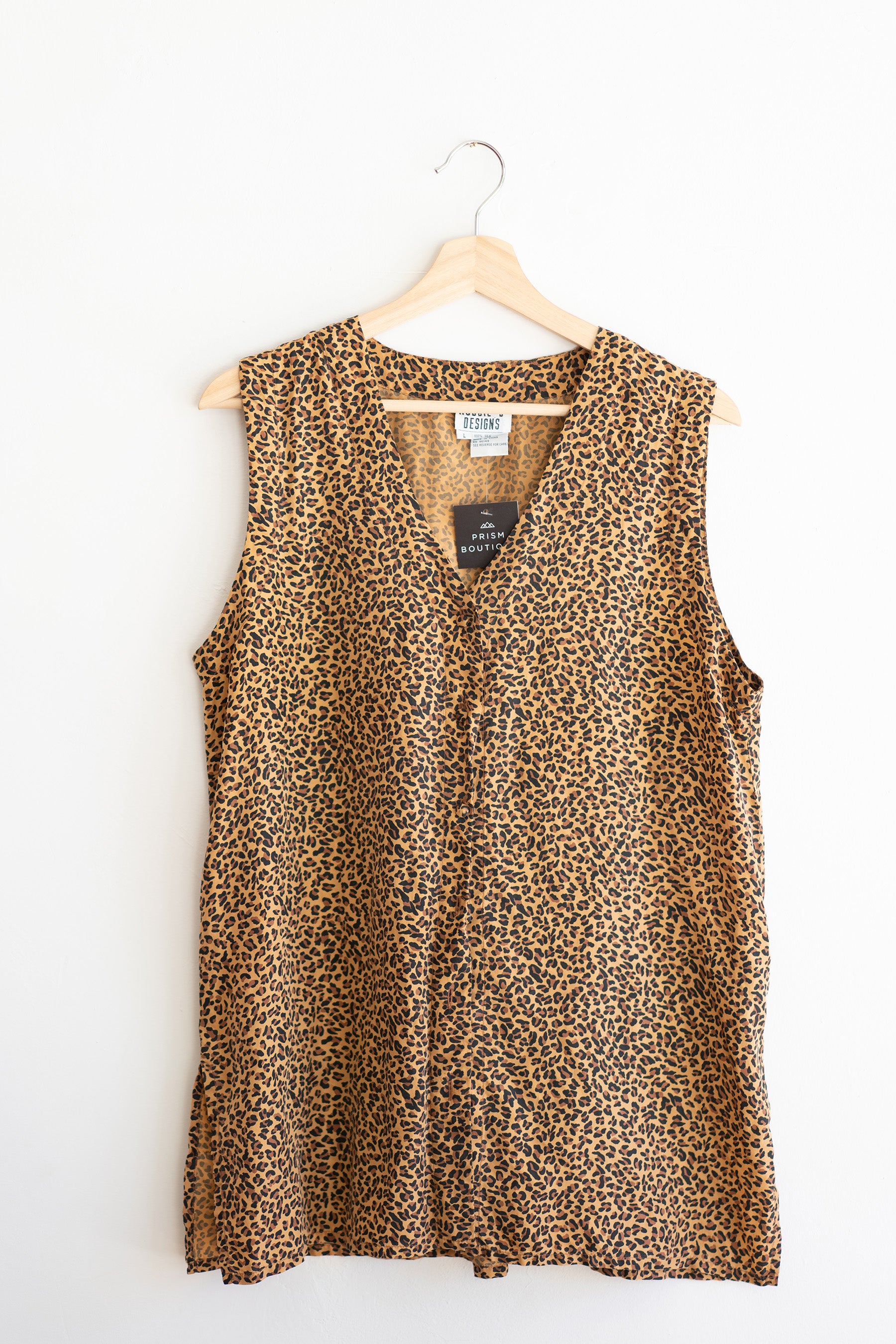 Silk Leopard Tank