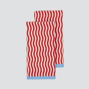 Red Wiggle Stripe Napkin