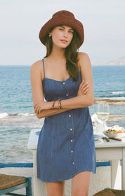 Denim Angel Eyes Dress