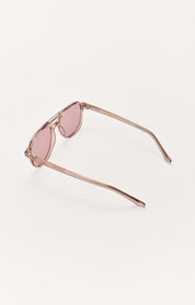 Rose Crystal Tourist Sunglasses