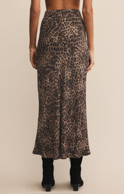 Desert Tan Izabel Leopard Skirt