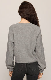 Heather Grey Westmont Henley Sweater