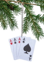 Playing Cards Felt Ornament