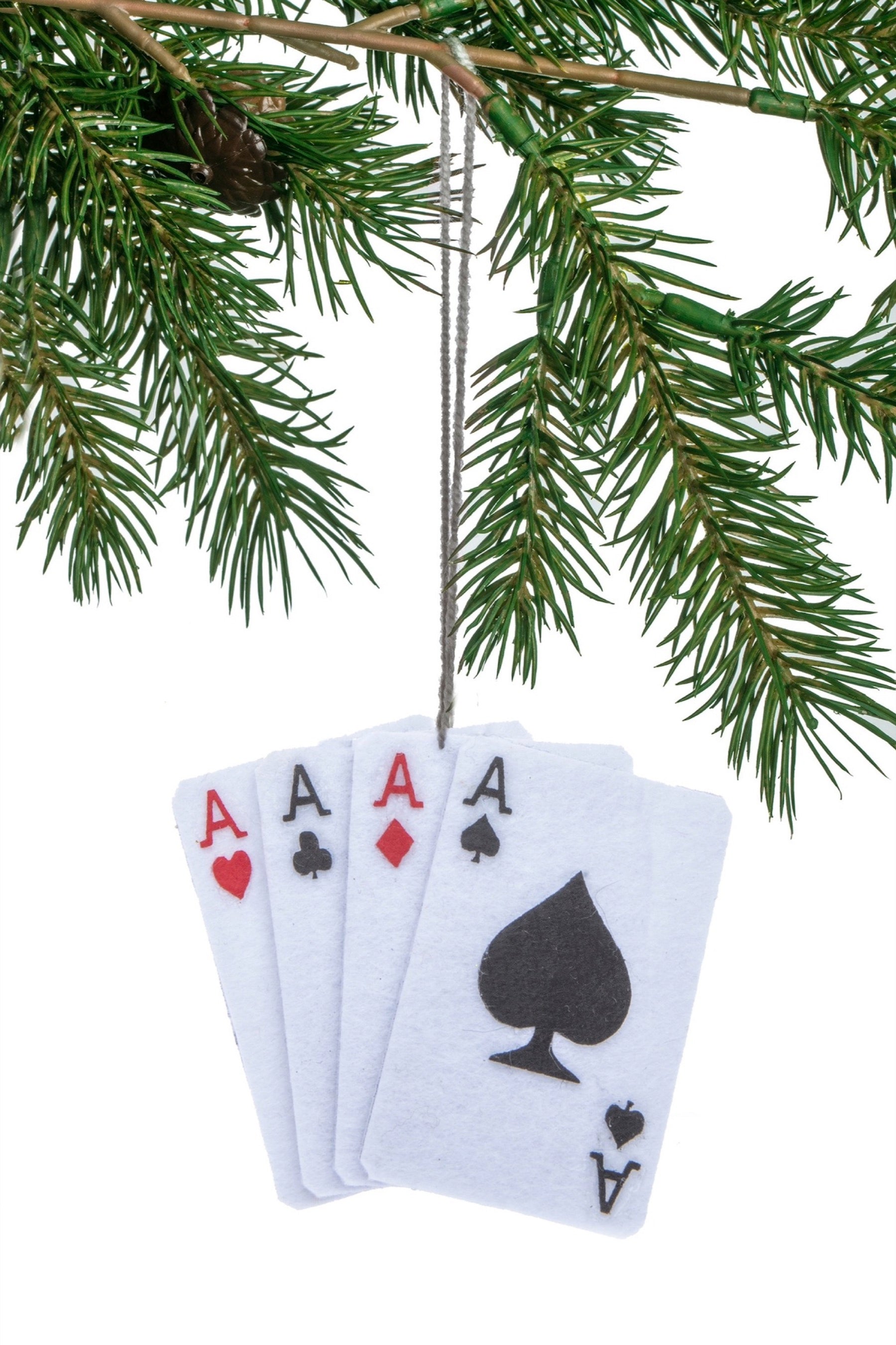 Playing Cards Felt Ornament
