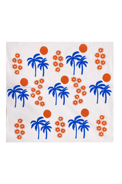 Palm Sunset Tea Towel