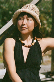 Natural Net Bucket Hat