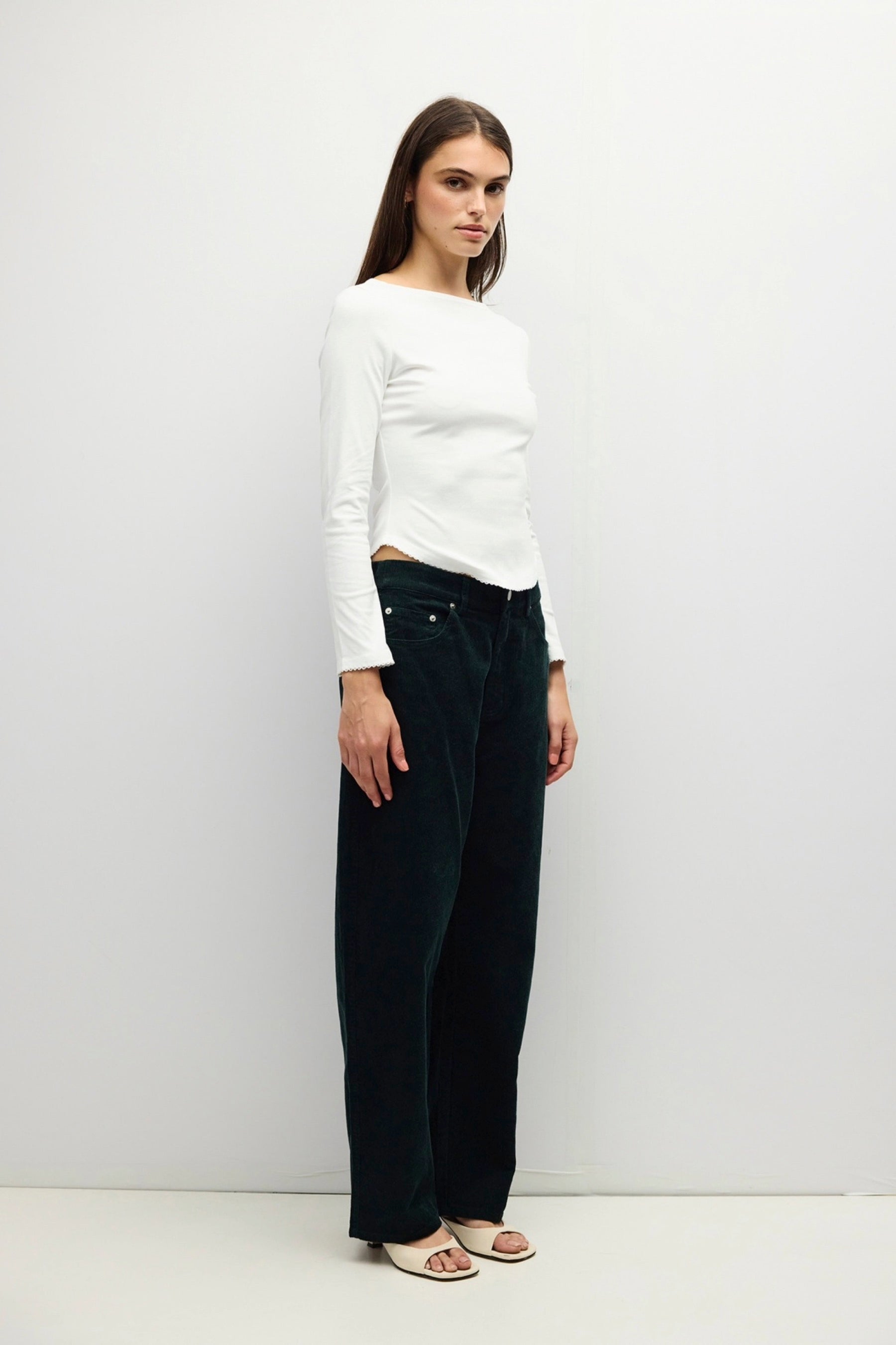 White Janel Top