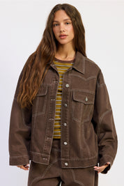 Brown Western Jacket
