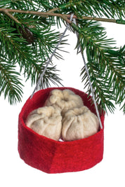 Dim Sum Felt Ornament