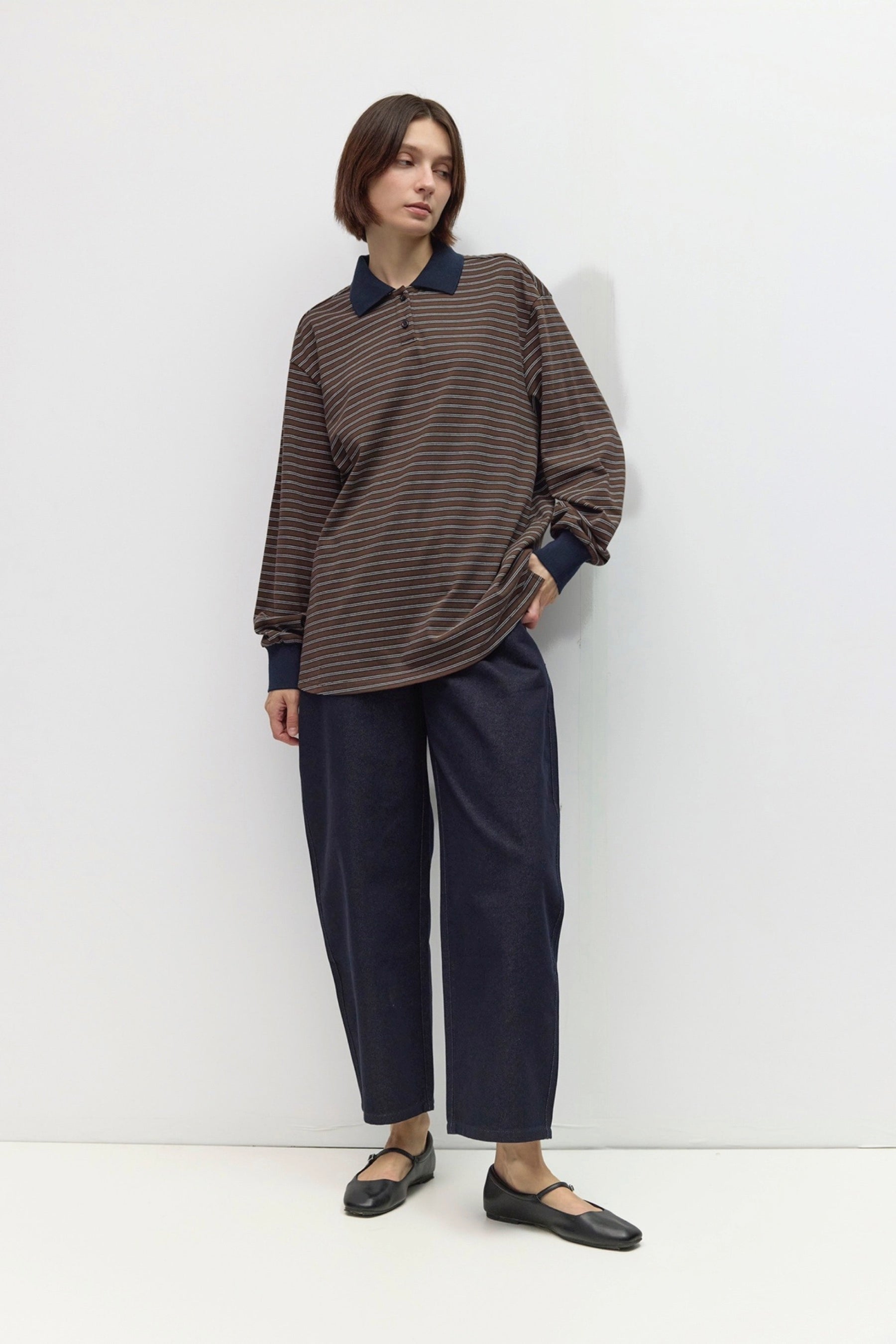Stripe Sam Oversized Polo