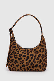 Leopard Mini Nylon Shoulder Bag