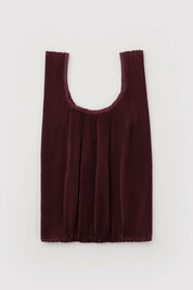 Mahogany Pleated Baggu