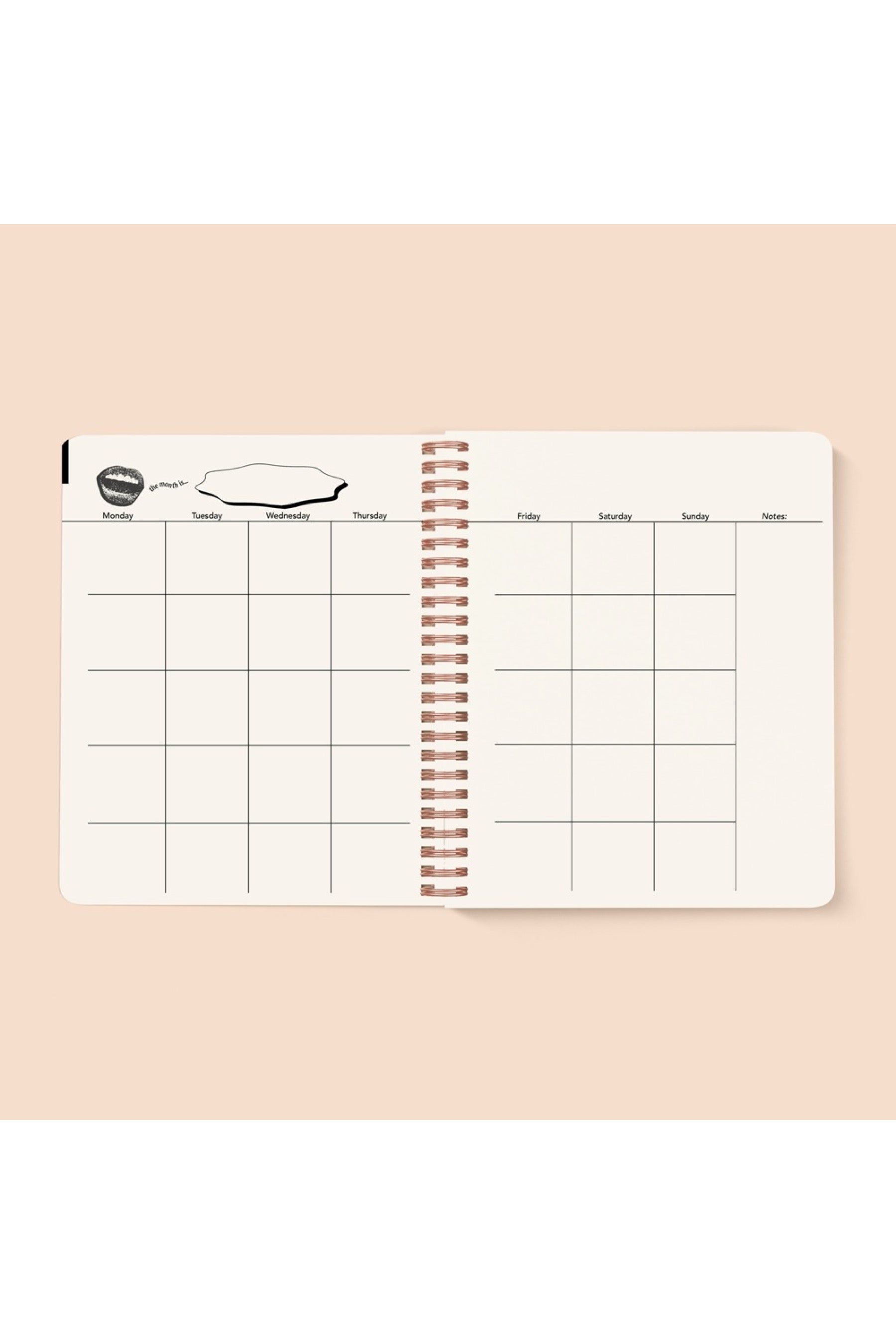 Seeing Eye Undated Planner