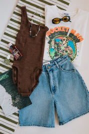 Metallic Chocolate Nancy One Piece