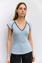 Blue + Cocoa Patricia Top