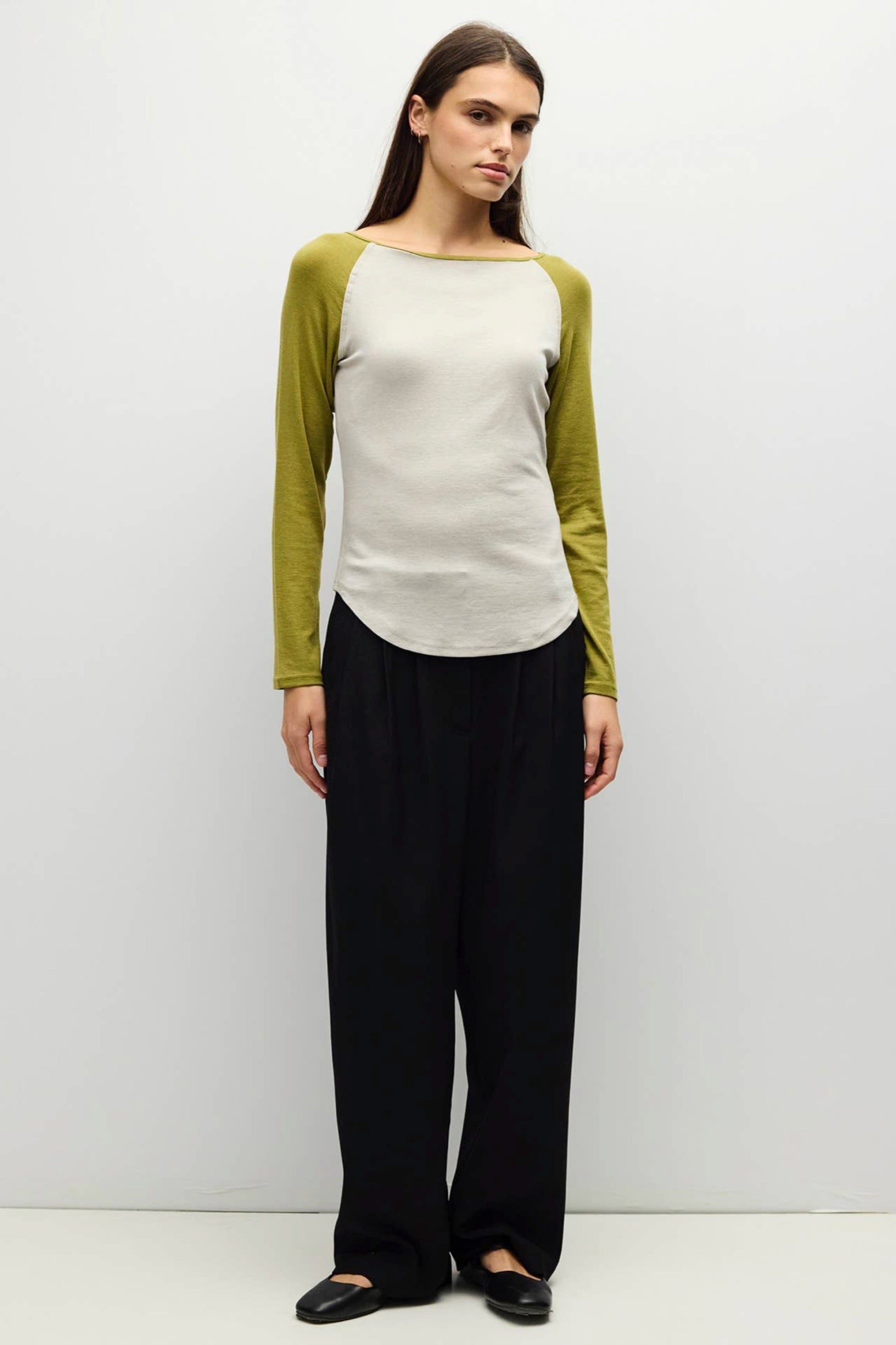 Moss Jillian Raglan Top