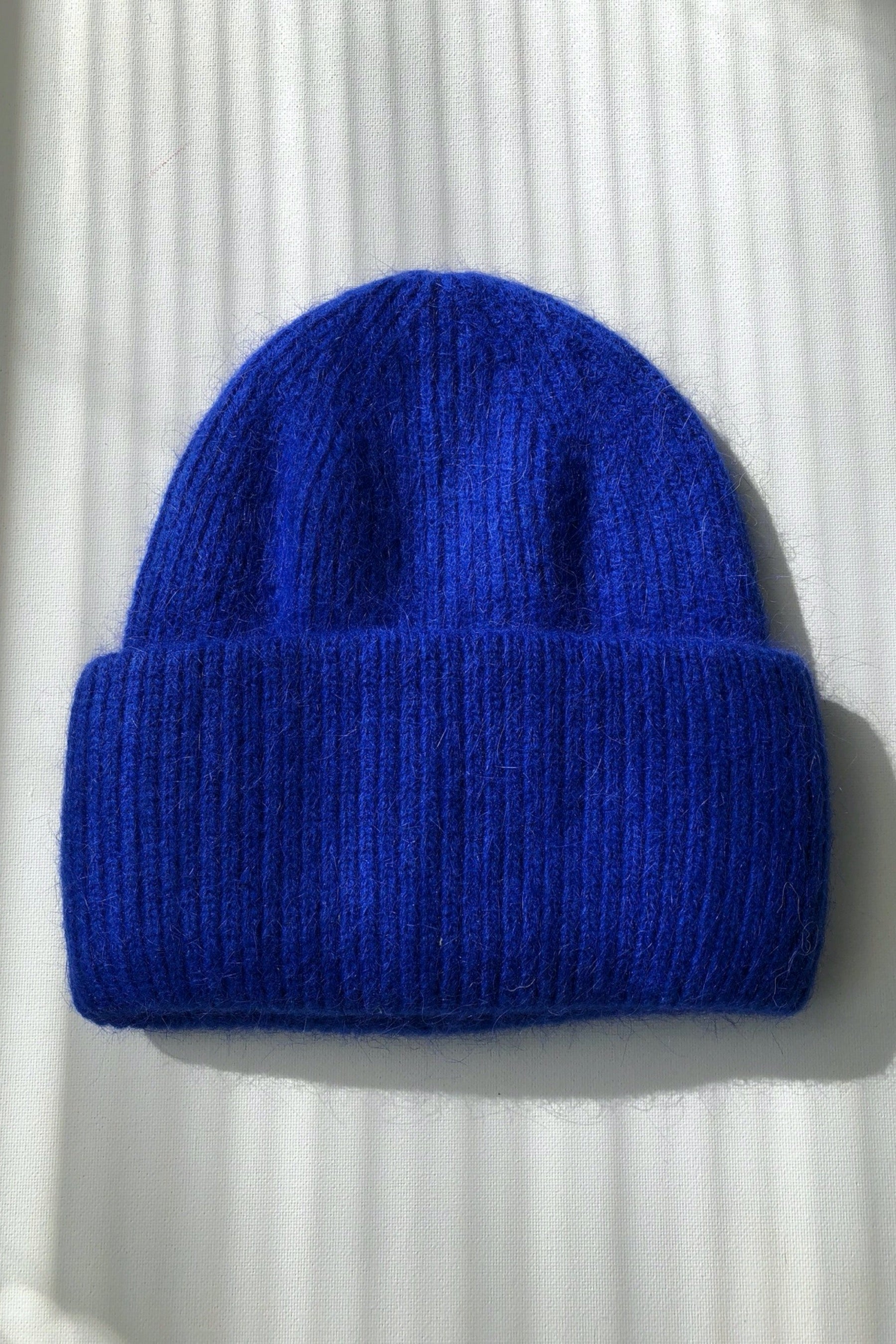Royal Blue Wool Beanie