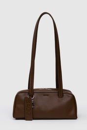 Small Brown Leather Bowler Bag