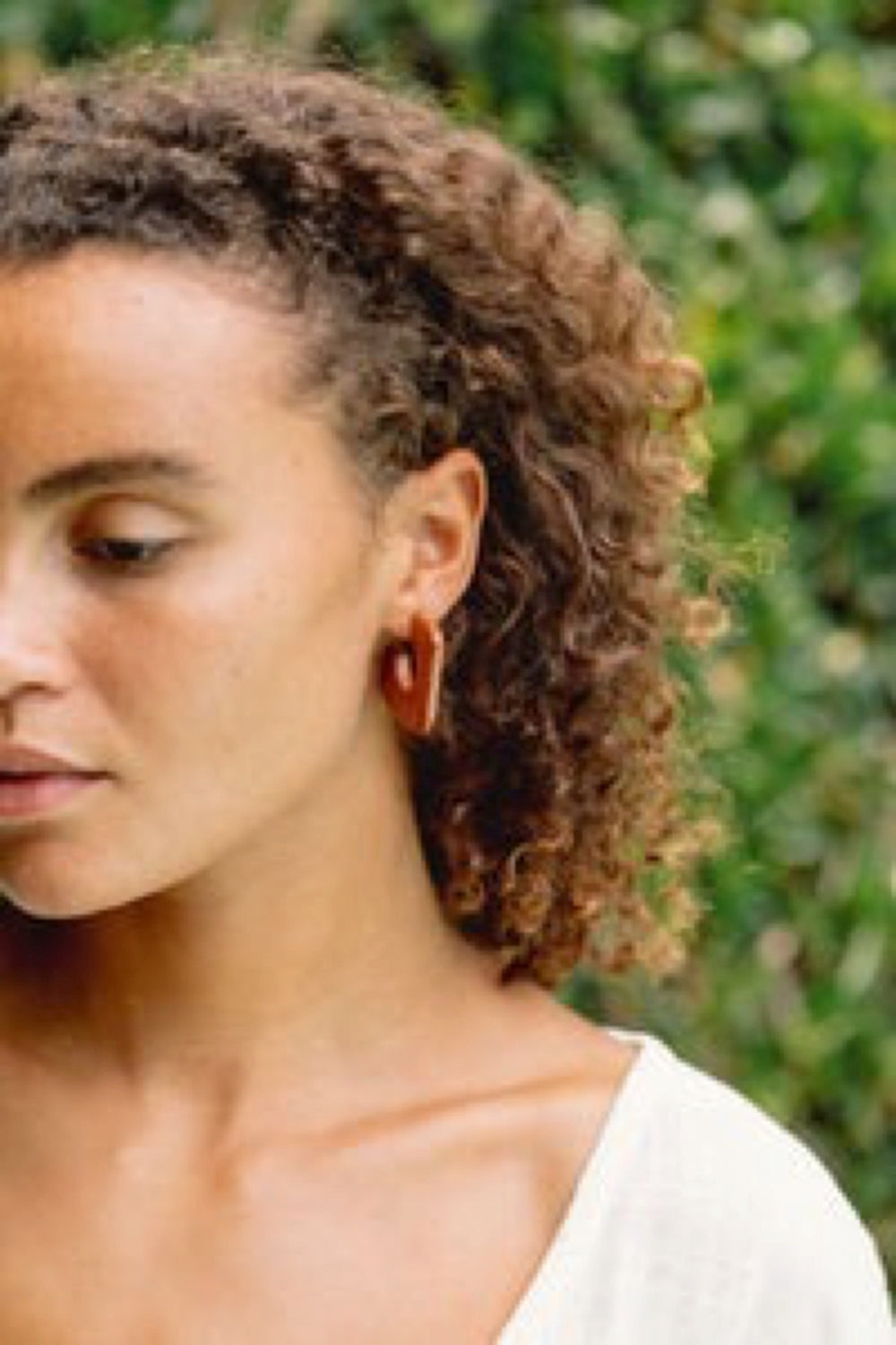 Wood Dria Square Hoops