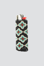 Mint Chip Beaded Lighter Cover